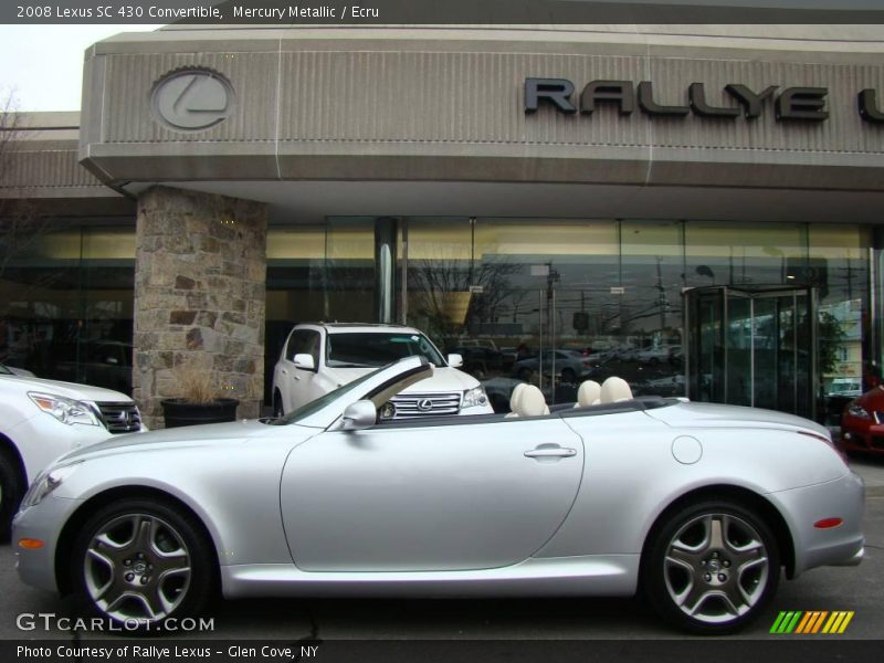 Mercury Metallic / Ecru 2008 Lexus SC 430 Convertible