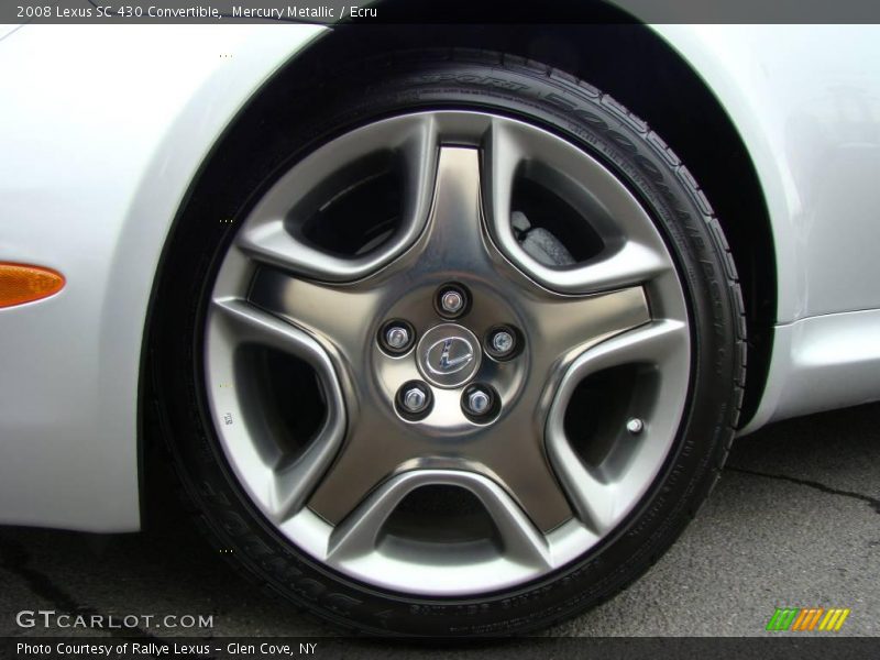 Mercury Metallic / Ecru 2008 Lexus SC 430 Convertible