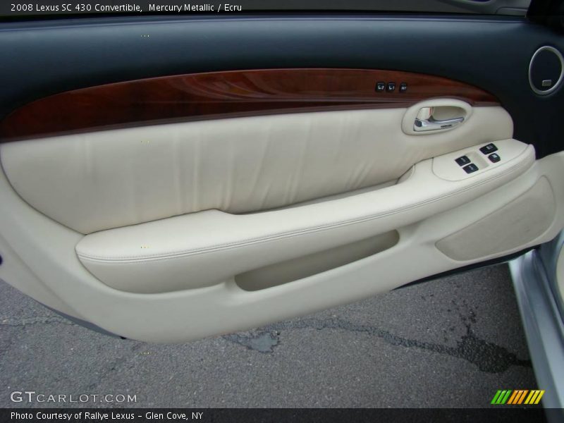 Mercury Metallic / Ecru 2008 Lexus SC 430 Convertible