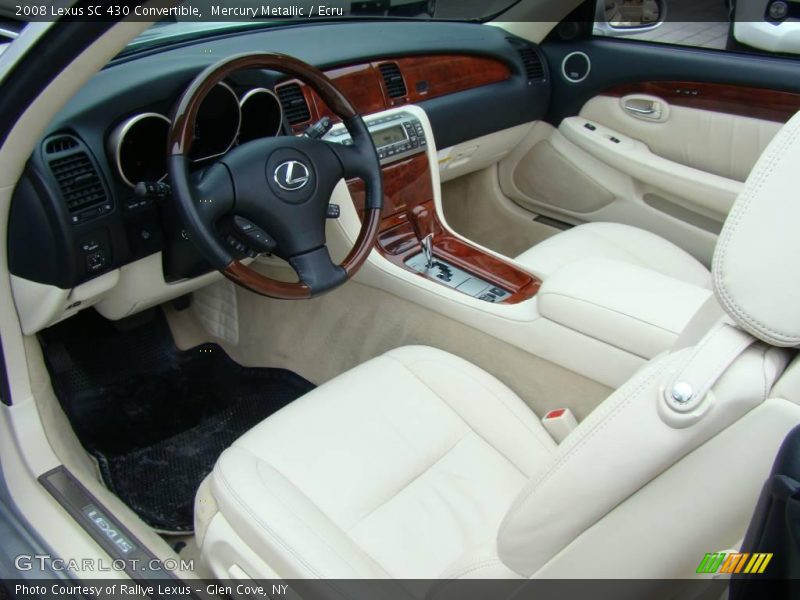 Mercury Metallic / Ecru 2008 Lexus SC 430 Convertible