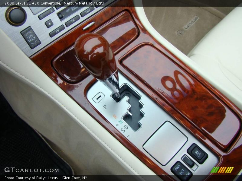 Mercury Metallic / Ecru 2008 Lexus SC 430 Convertible