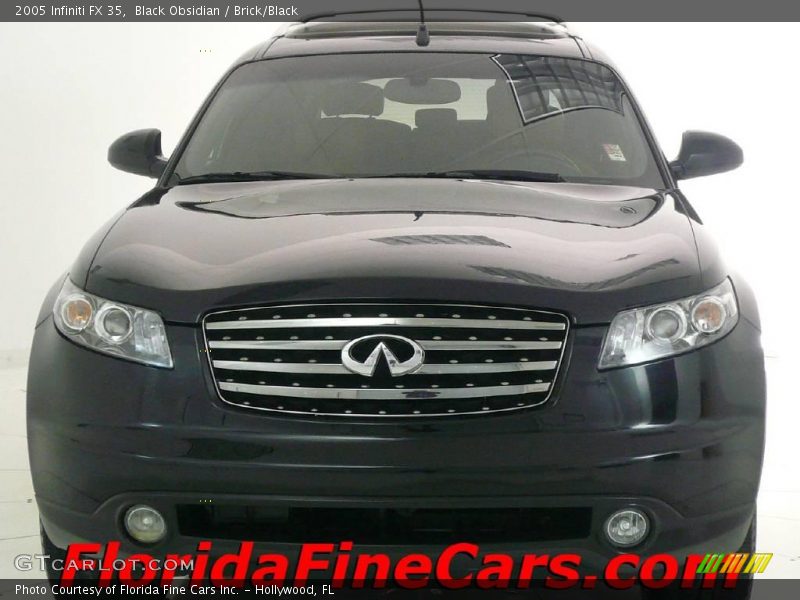 Black Obsidian / Brick/Black 2005 Infiniti FX 35