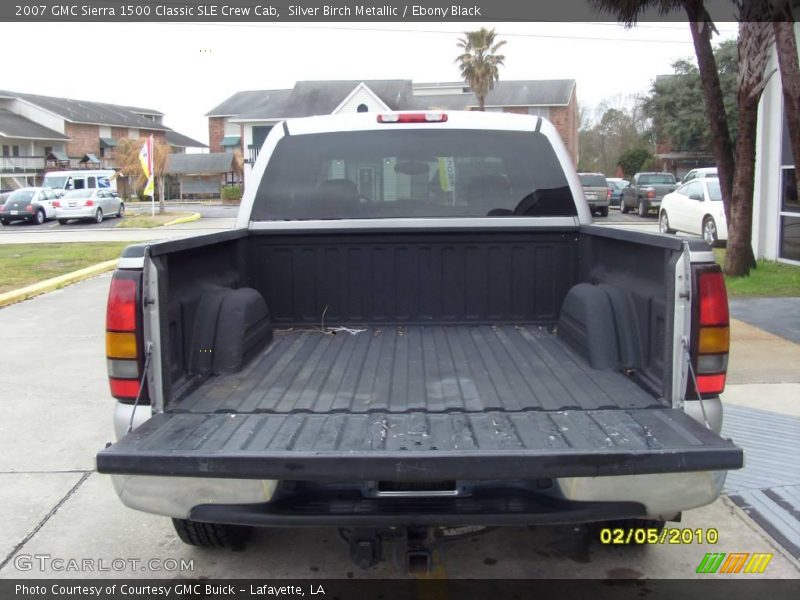 Silver Birch Metallic / Ebony Black 2007 GMC Sierra 1500 Classic SLE Crew Cab