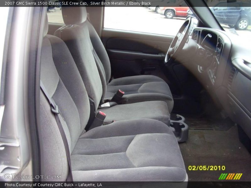 Silver Birch Metallic / Ebony Black 2007 GMC Sierra 1500 Classic SLE Crew Cab