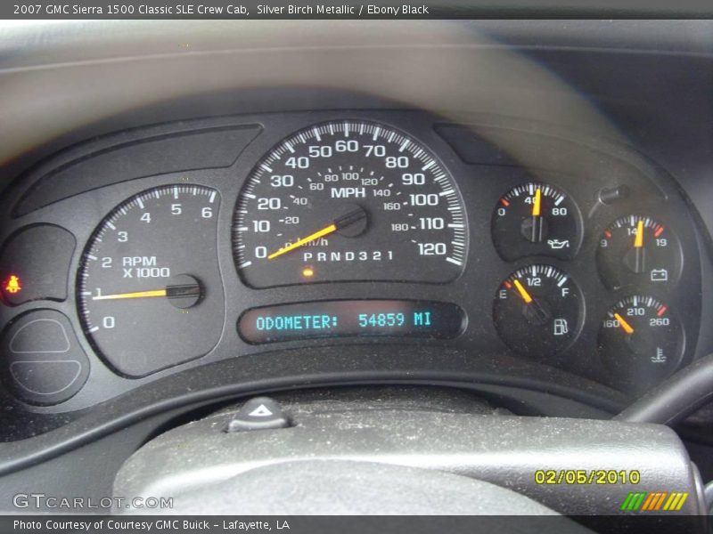 Silver Birch Metallic / Ebony Black 2007 GMC Sierra 1500 Classic SLE Crew Cab