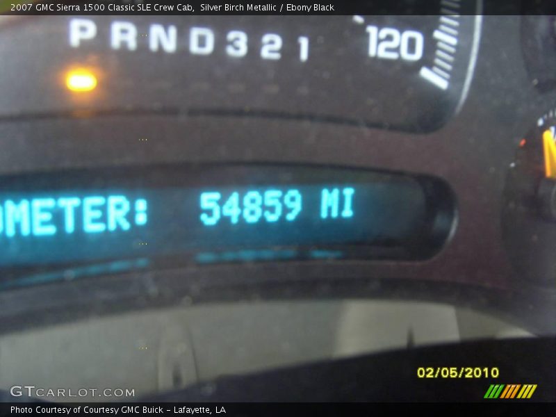 Silver Birch Metallic / Ebony Black 2007 GMC Sierra 1500 Classic SLE Crew Cab