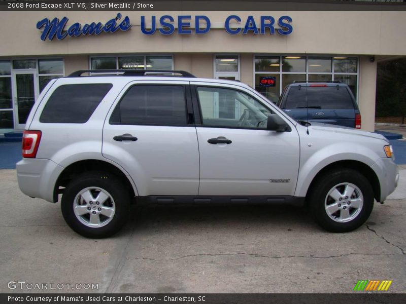 Silver Metallic / Stone 2008 Ford Escape XLT V6