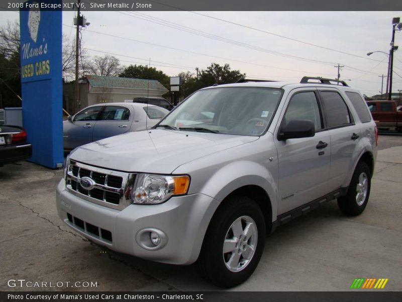 Silver Metallic / Stone 2008 Ford Escape XLT V6