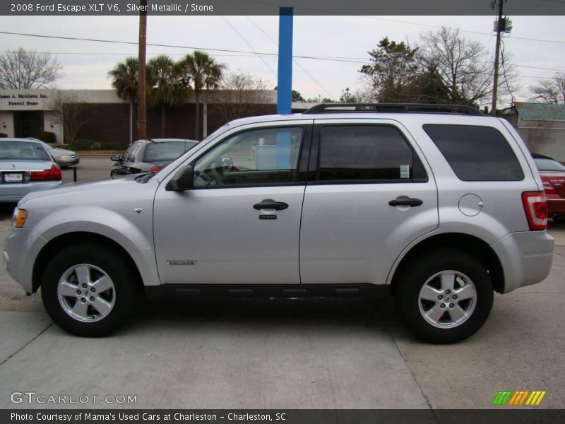 Silver Metallic / Stone 2008 Ford Escape XLT V6