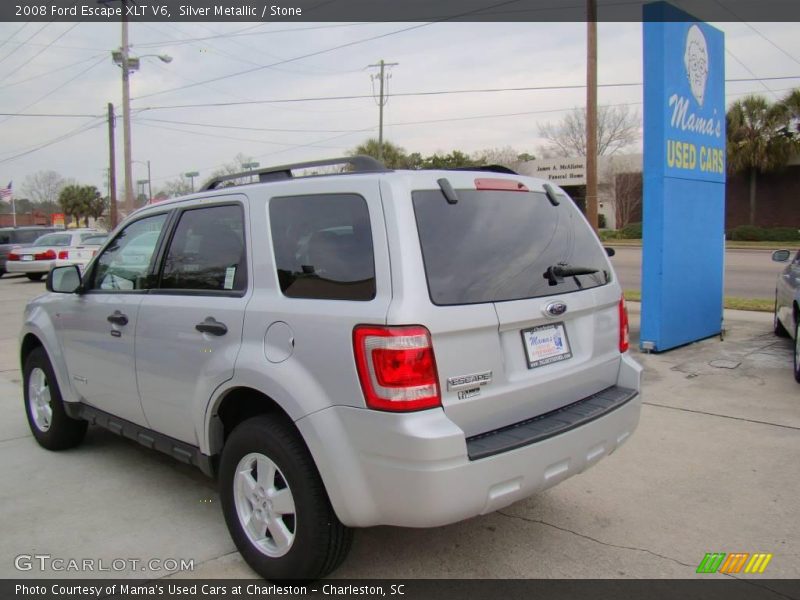 Silver Metallic / Stone 2008 Ford Escape XLT V6
