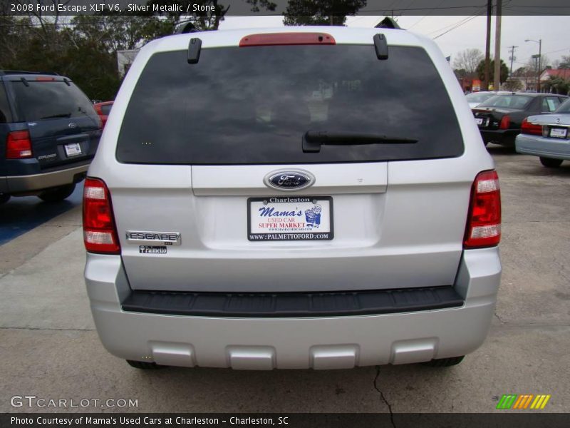 Silver Metallic / Stone 2008 Ford Escape XLT V6