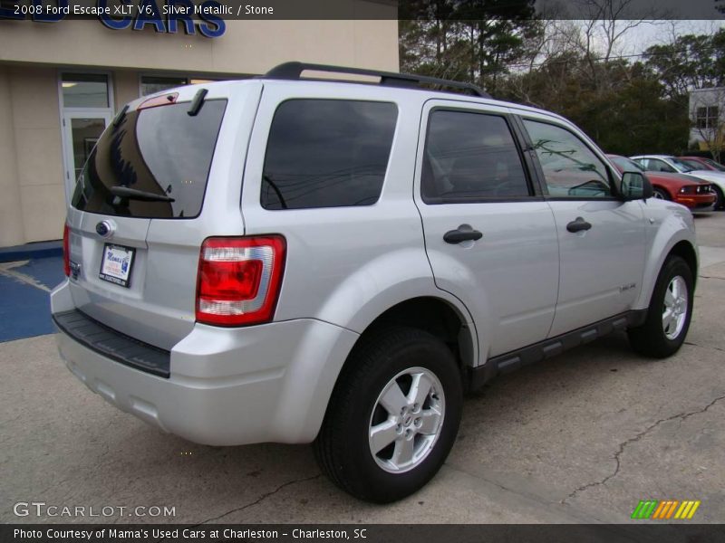 Silver Metallic / Stone 2008 Ford Escape XLT V6