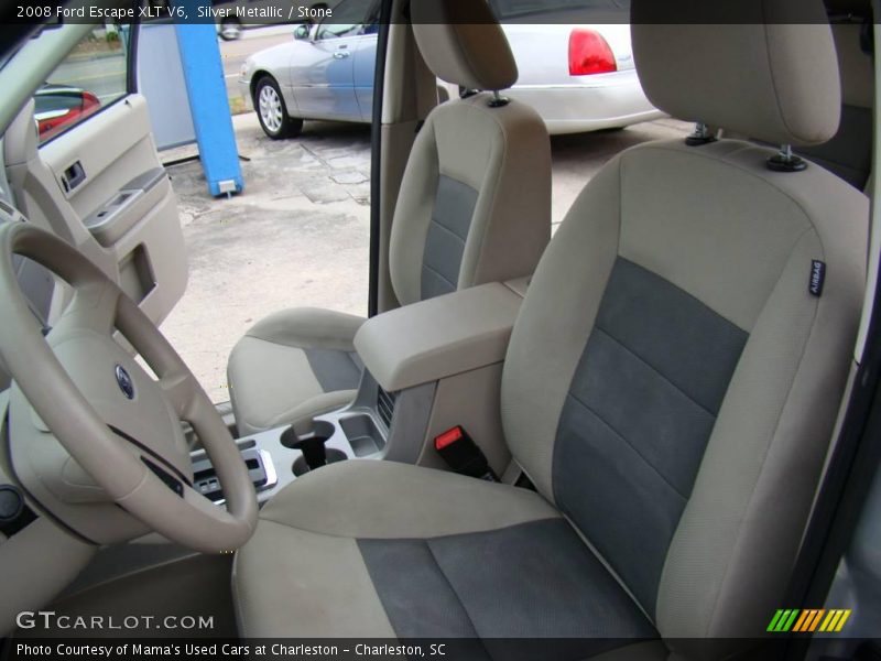 Silver Metallic / Stone 2008 Ford Escape XLT V6