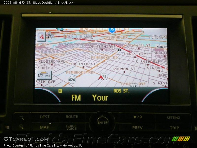 Black Obsidian / Brick/Black 2005 Infiniti FX 35