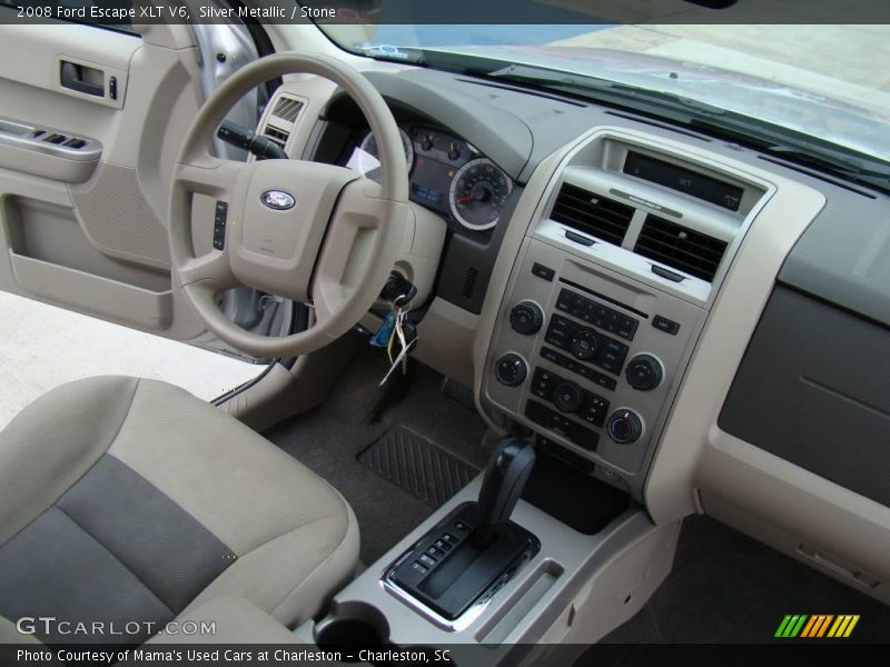 Silver Metallic / Stone 2008 Ford Escape XLT V6