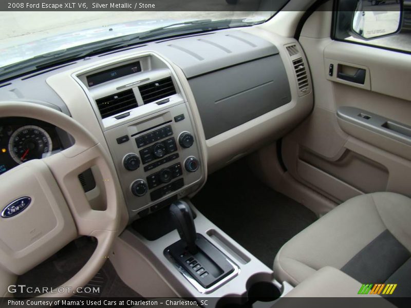Silver Metallic / Stone 2008 Ford Escape XLT V6