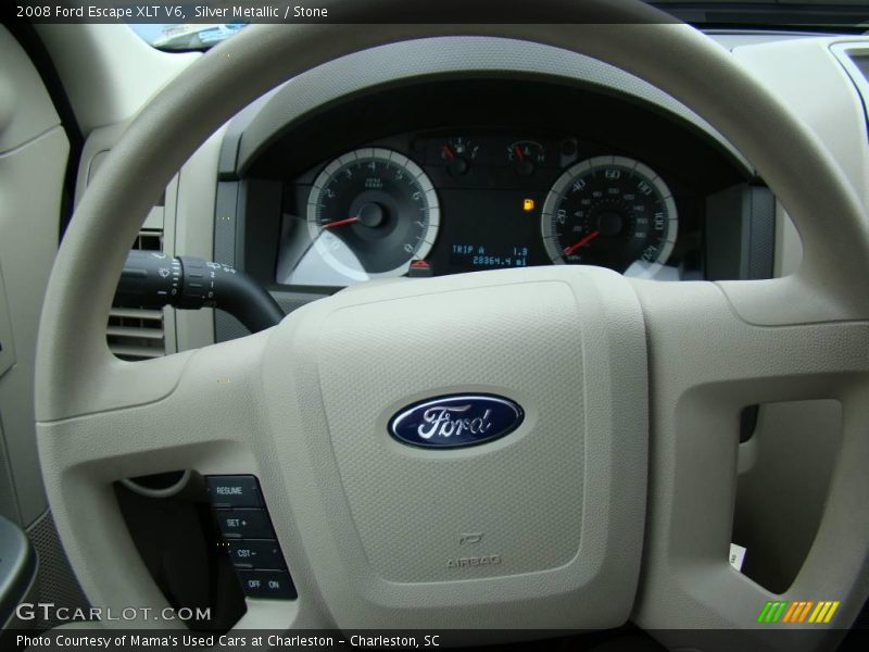 Silver Metallic / Stone 2008 Ford Escape XLT V6