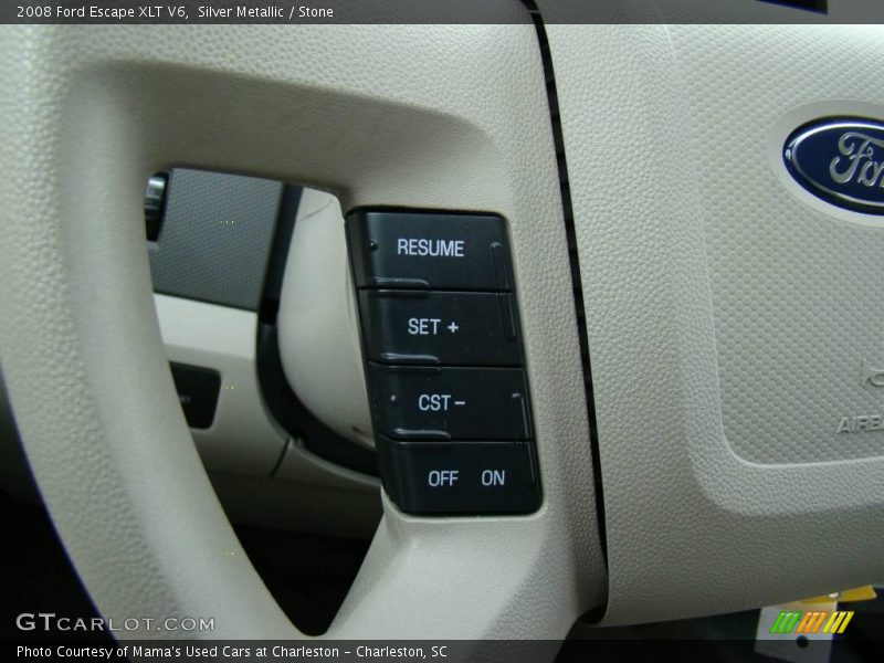 Silver Metallic / Stone 2008 Ford Escape XLT V6