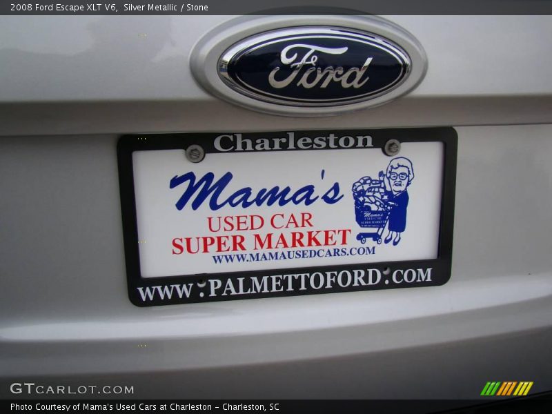 Silver Metallic / Stone 2008 Ford Escape XLT V6