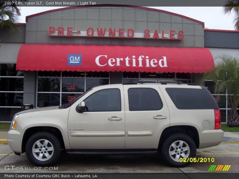 Gold Mist Metallic / Light Tan 2007 GMC Yukon SLT