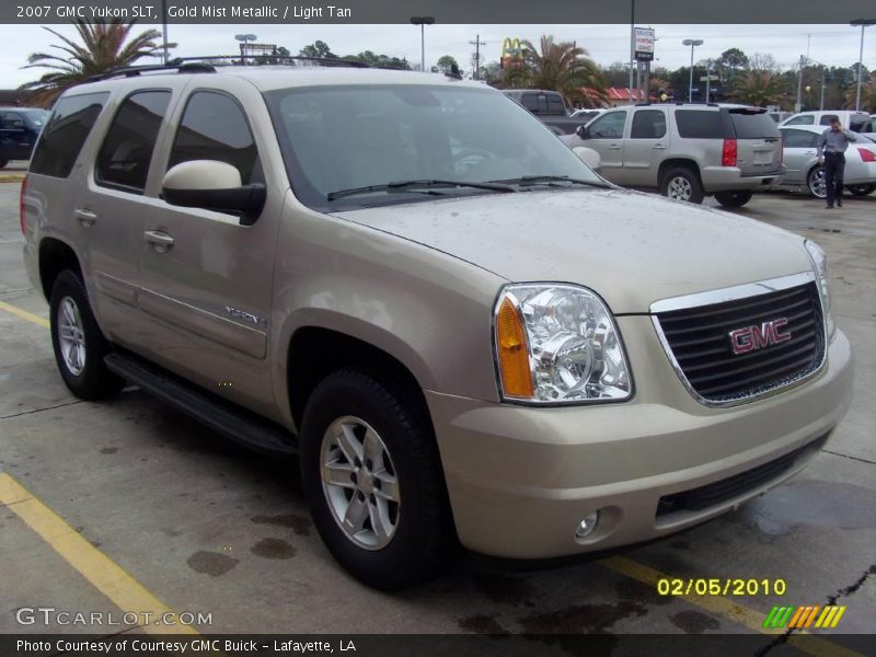 Gold Mist Metallic / Light Tan 2007 GMC Yukon SLT