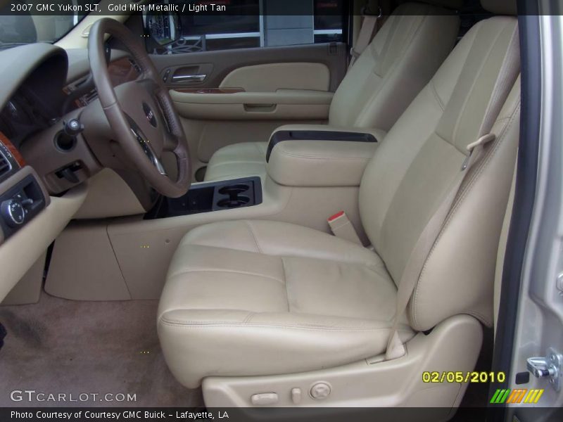 Gold Mist Metallic / Light Tan 2007 GMC Yukon SLT