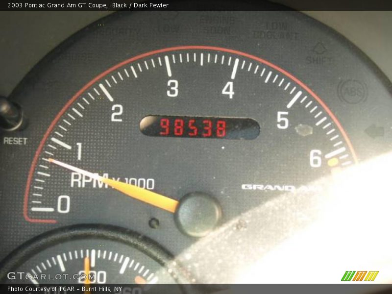 Black / Dark Pewter 2003 Pontiac Grand Am GT Coupe