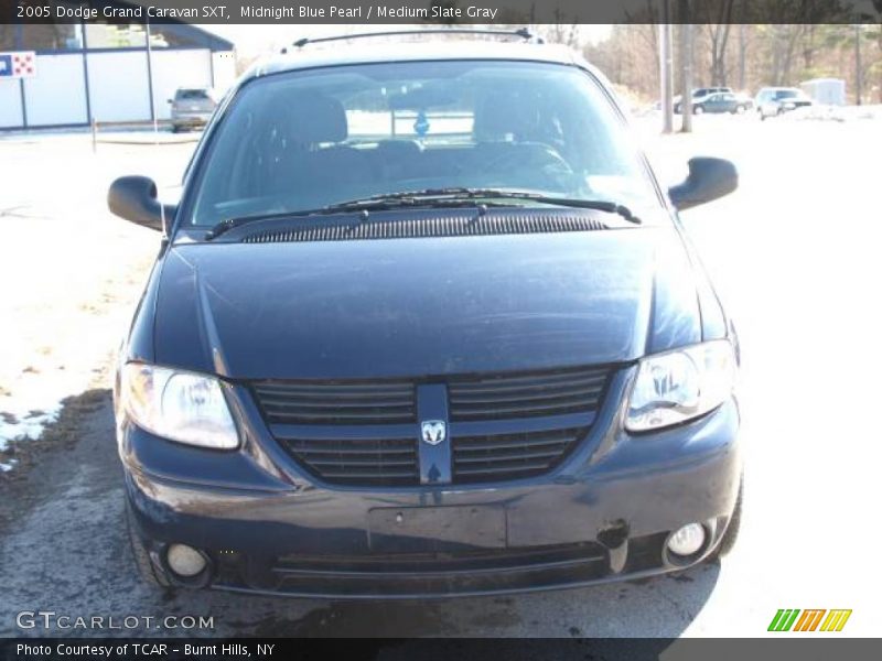 Midnight Blue Pearl / Medium Slate Gray 2005 Dodge Grand Caravan SXT