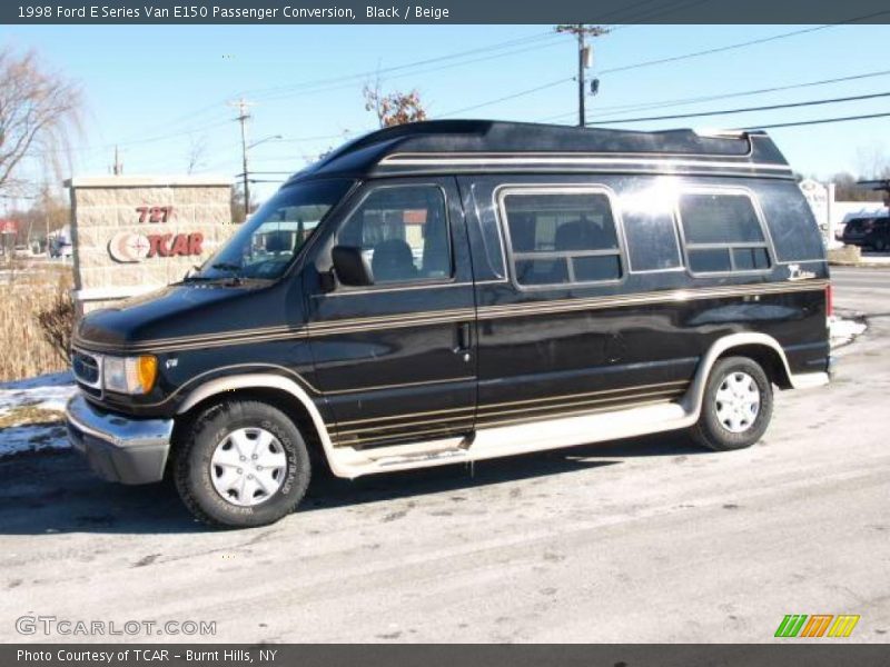 Black / Beige 1998 Ford E Series Van E150 Passenger Conversion