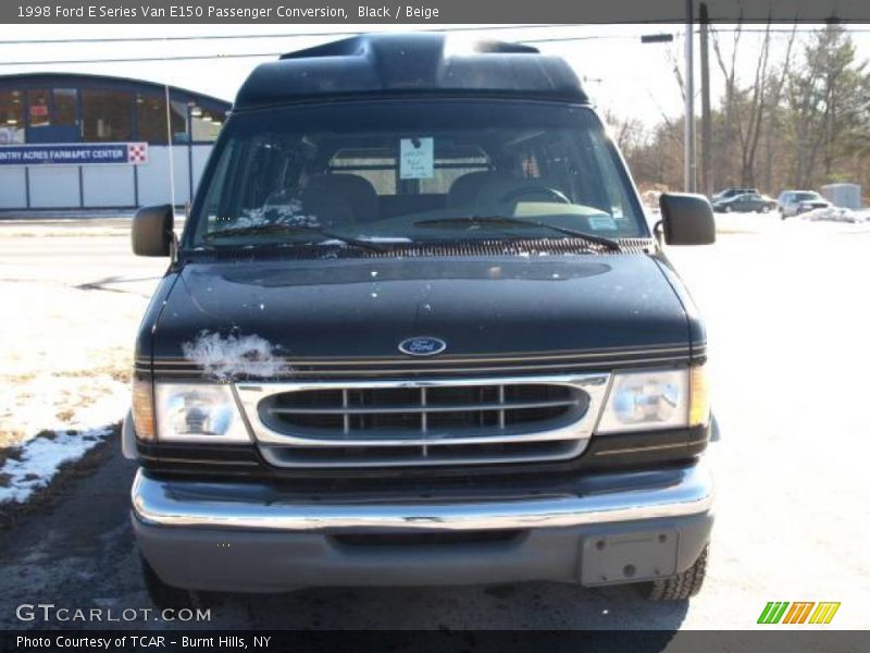 Black / Beige 1998 Ford E Series Van E150 Passenger Conversion