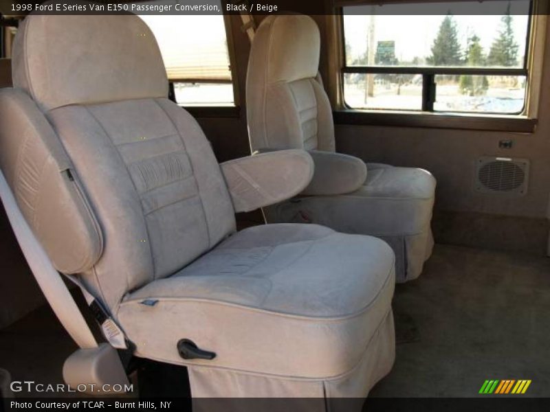 Black / Beige 1998 Ford E Series Van E150 Passenger Conversion