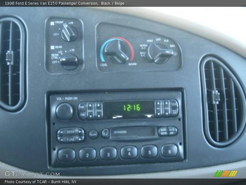 Black / Beige 1998 Ford E Series Van E150 Passenger Conversion