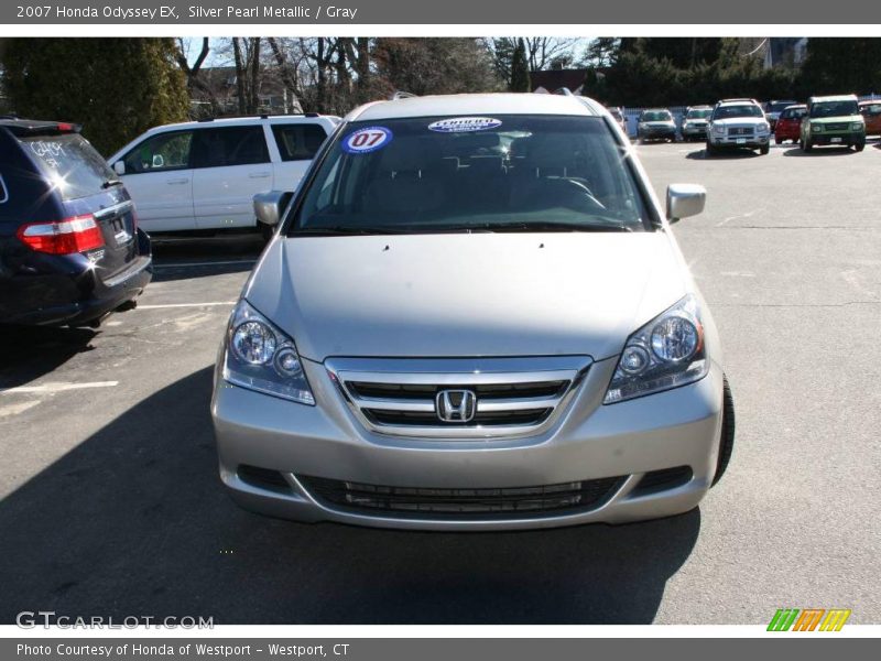 Silver Pearl Metallic / Gray 2007 Honda Odyssey EX