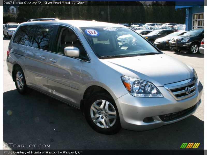 Silver Pearl Metallic / Gray 2007 Honda Odyssey EX