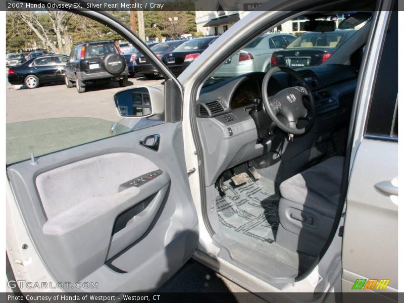 Silver Pearl Metallic / Gray 2007 Honda Odyssey EX