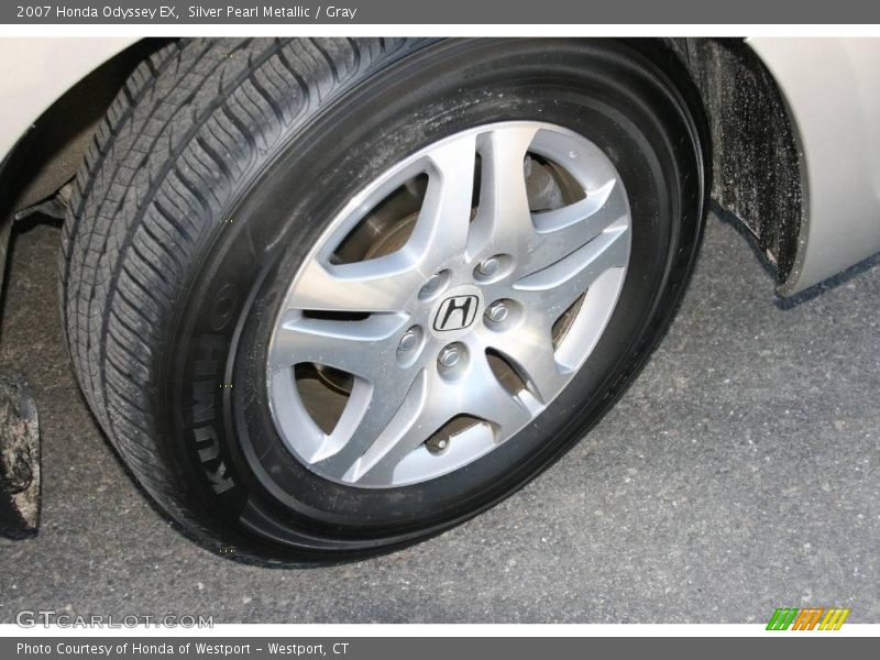 Silver Pearl Metallic / Gray 2007 Honda Odyssey EX