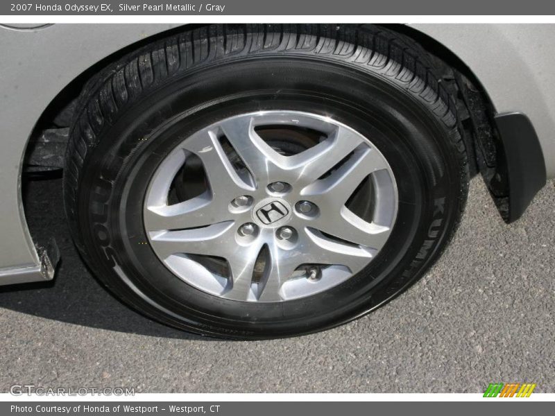 Silver Pearl Metallic / Gray 2007 Honda Odyssey EX