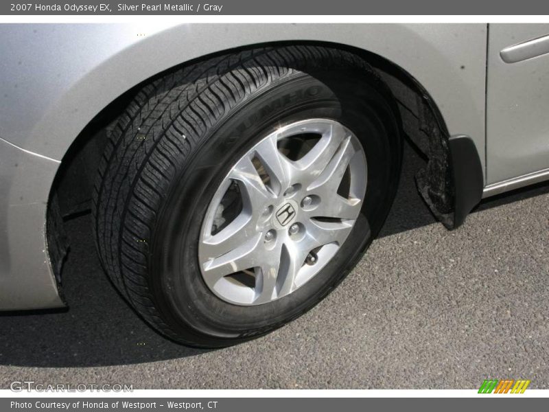 Silver Pearl Metallic / Gray 2007 Honda Odyssey EX