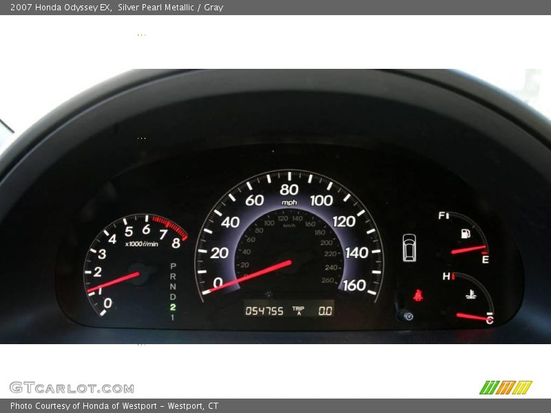Silver Pearl Metallic / Gray 2007 Honda Odyssey EX