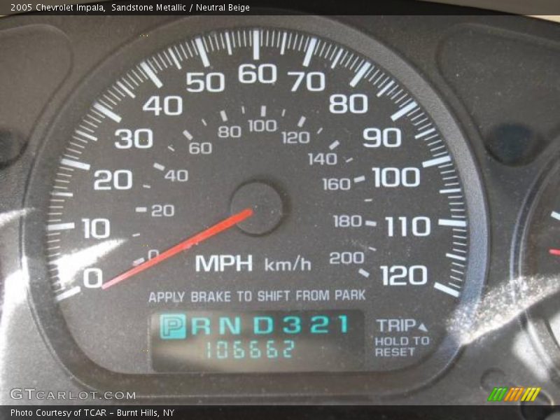 Sandstone Metallic / Neutral Beige 2005 Chevrolet Impala