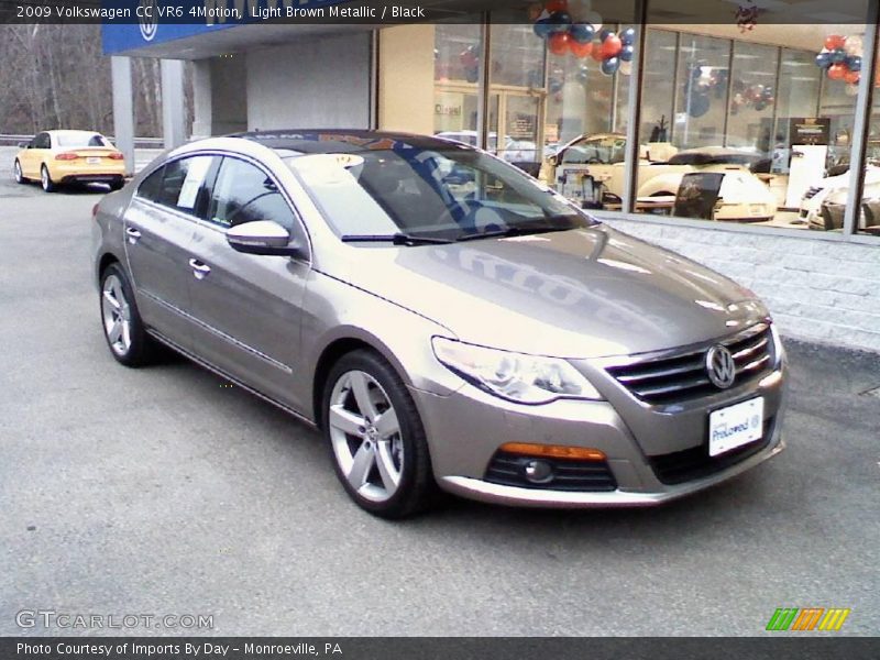Light Brown Metallic / Black 2009 Volkswagen CC VR6 4Motion