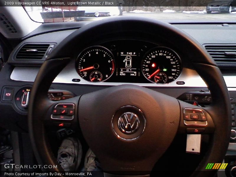 Light Brown Metallic / Black 2009 Volkswagen CC VR6 4Motion
