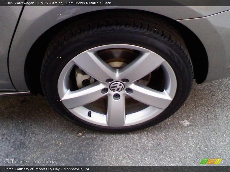 Light Brown Metallic / Black 2009 Volkswagen CC VR6 4Motion