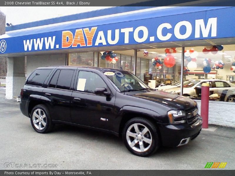 Black / Ebony 2008 Chevrolet TrailBlazer SS 4x4