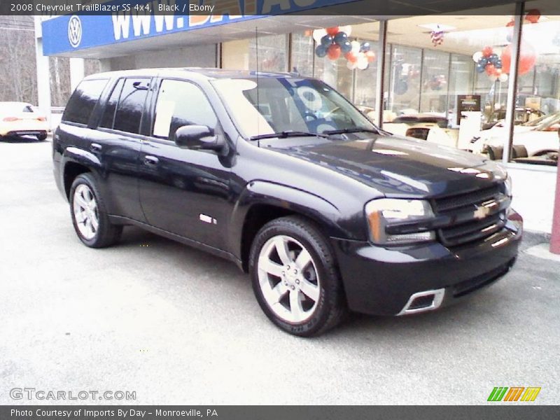 Black / Ebony 2008 Chevrolet TrailBlazer SS 4x4