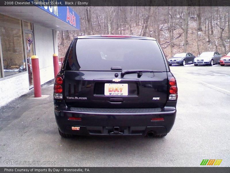 Black / Ebony 2008 Chevrolet TrailBlazer SS 4x4