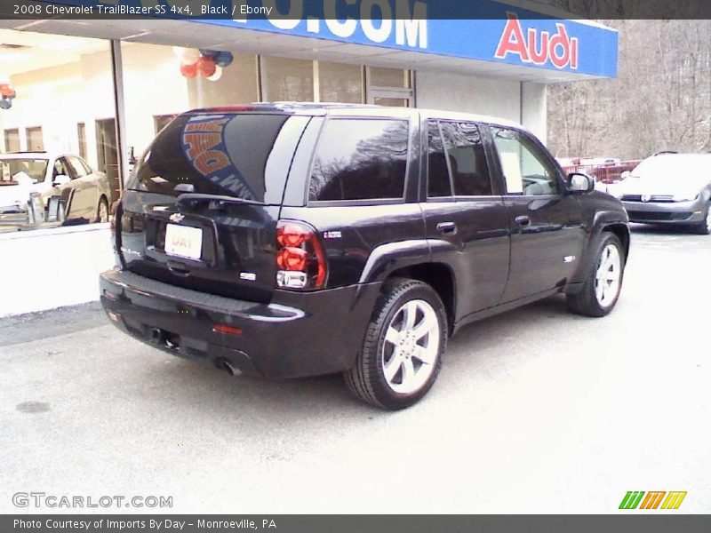 Black / Ebony 2008 Chevrolet TrailBlazer SS 4x4