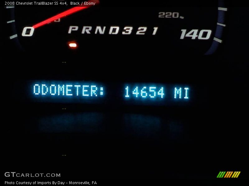 Black / Ebony 2008 Chevrolet TrailBlazer SS 4x4