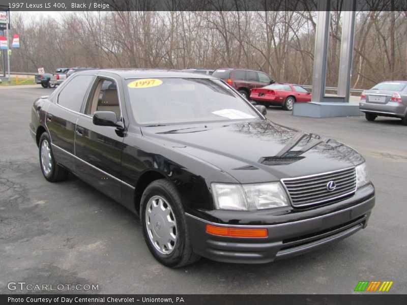 Black / Beige 1997 Lexus LS 400
