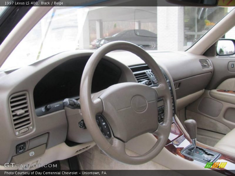 Black / Beige 1997 Lexus LS 400